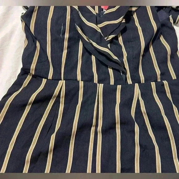 Love Culture Jumpsuit- Navy Stripped, pant outfit, dressy, - Picture 4 of 7